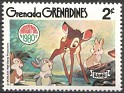 Grenadines 1980 Walt Disney 2 ¢ Multicolor Scott 413